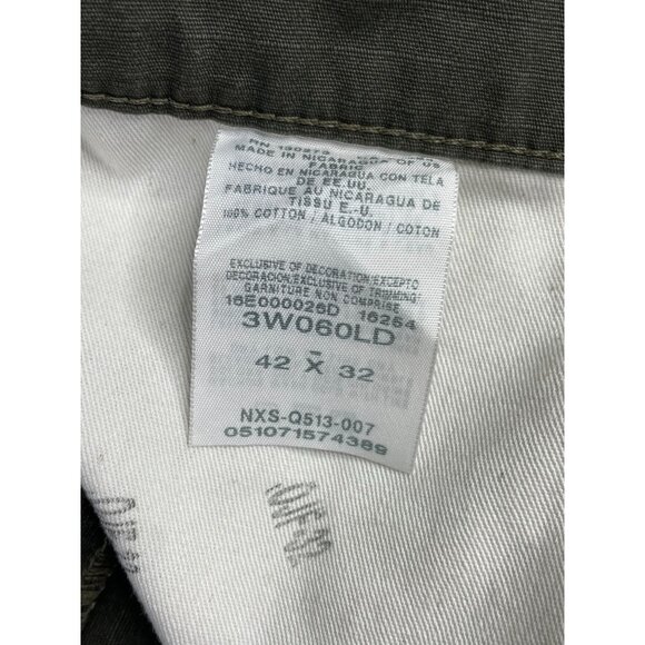 RIGGS Workwear By Wrangler Cargo Ranger Pants size 42 x‎ 32 Green - Picture 3 of 9